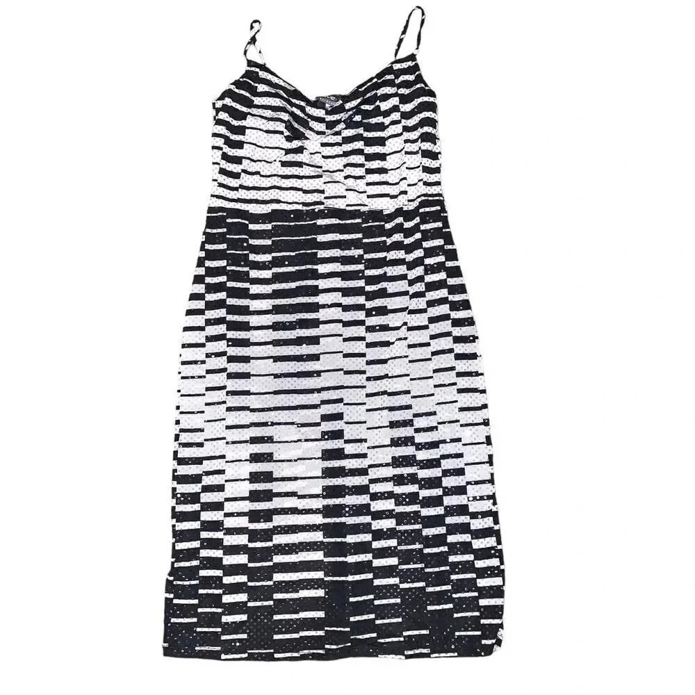 Y2k sequin cowl neck midi dress